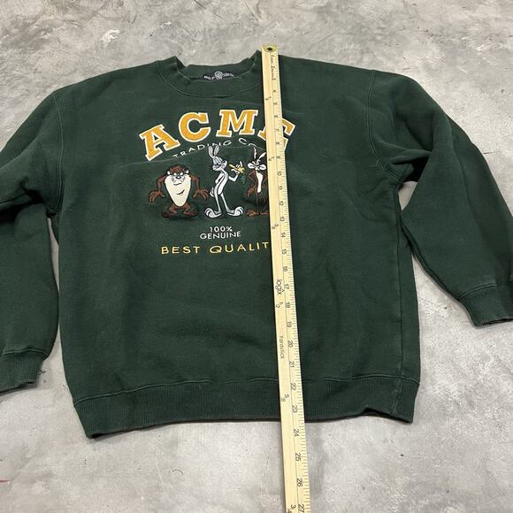 Vintage 1995 Acme Trading Company Looney Tunes Sweatshirt XS Warner Brothers - Picture 2 of 6